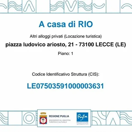 A Casa Di Rio Guest house